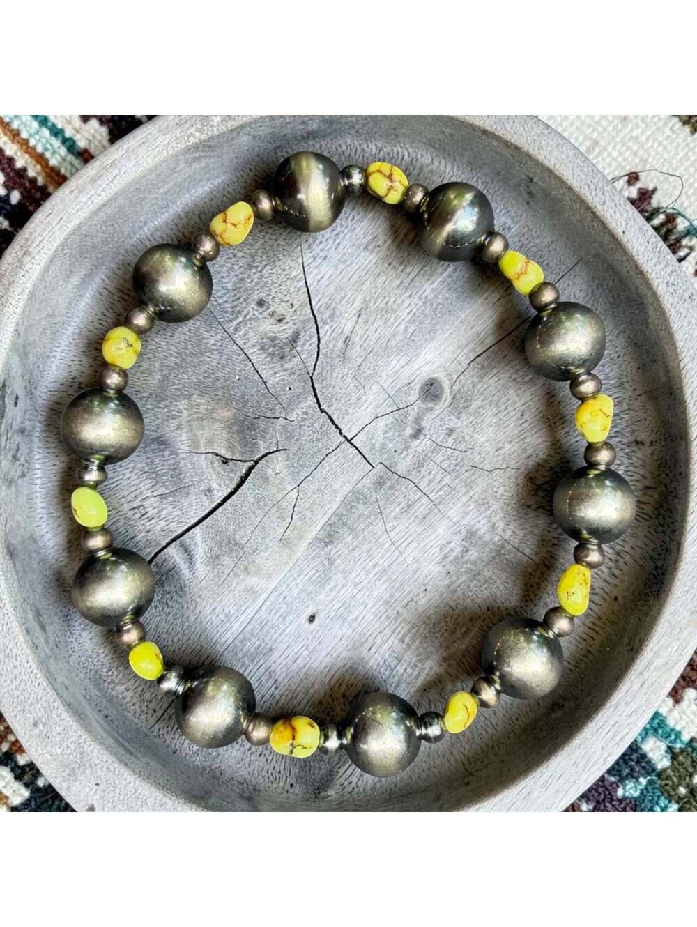 6' Palomino Stretch Bracelet with 3-8mm Sterling Pearls